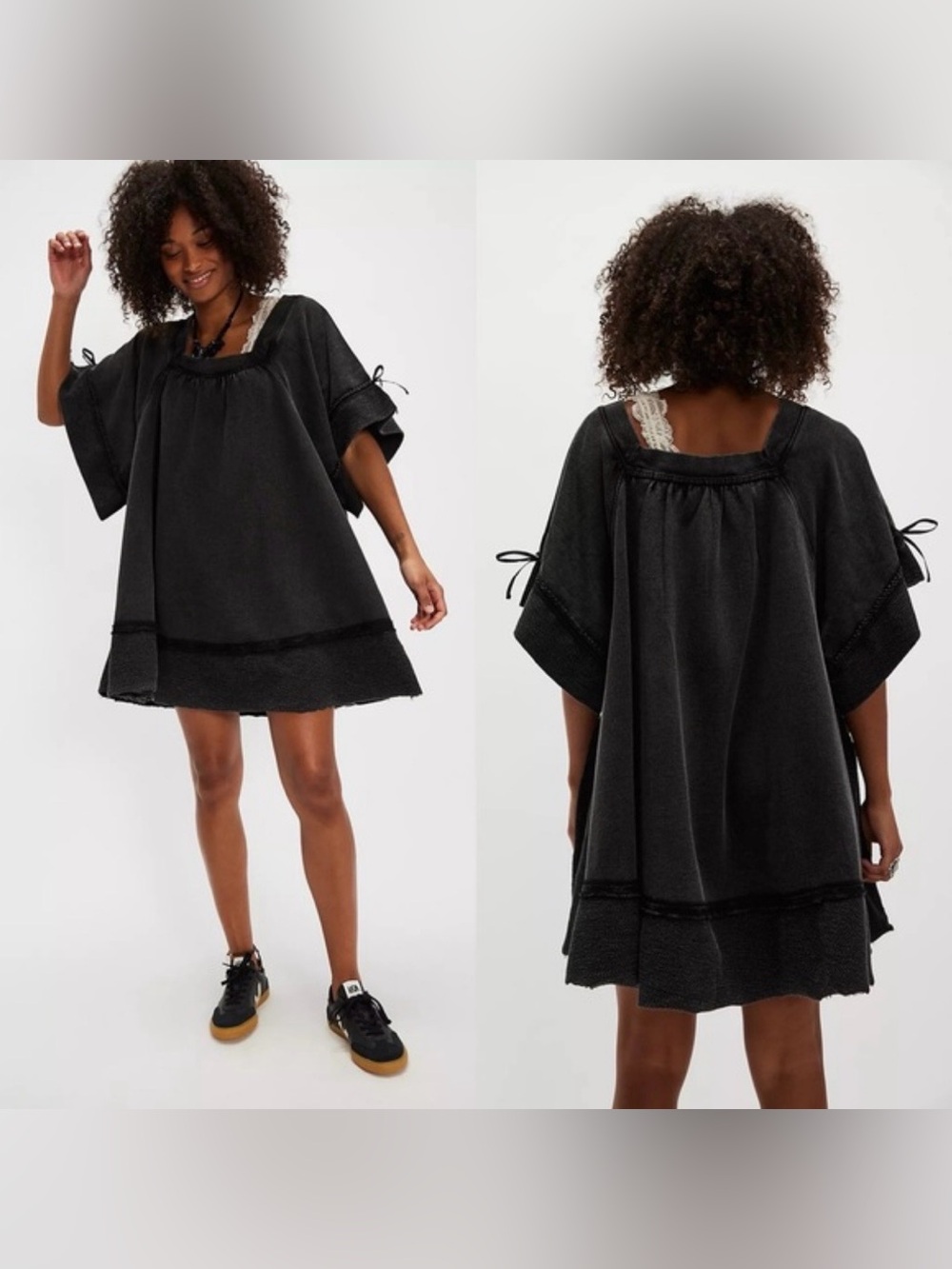 Free People Astoria sweatshirt tunic dress